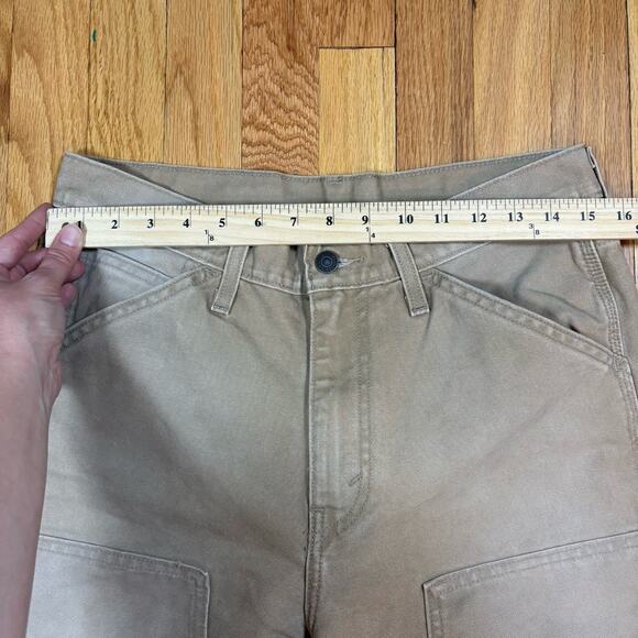 Levi's Men’s 30x32 Workwear Tan Carpenter Pants 568 Loose Straight Double Knee - Picture 8 of 16